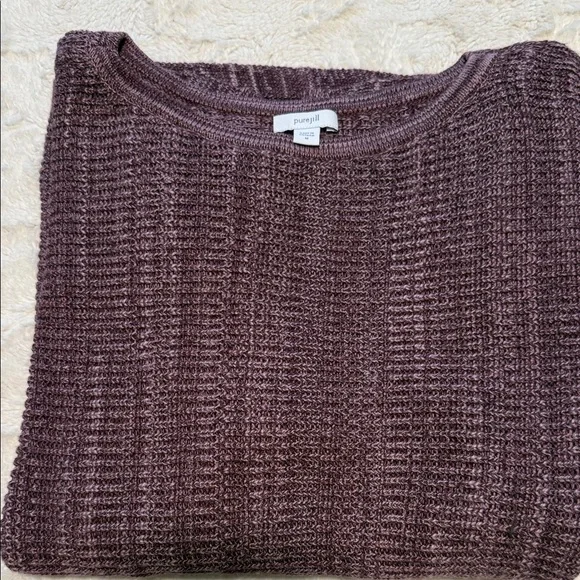 Pure Jill / Mauve Knit Sweater - Picture 5 of 5
